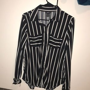 Women’s striped button up